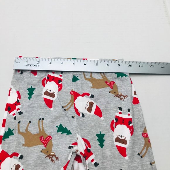 2 Set Pack 4 Piece Just One You Made By Carter's Boy's 4T Dark Santa Pajama New - Picture 16 of 16